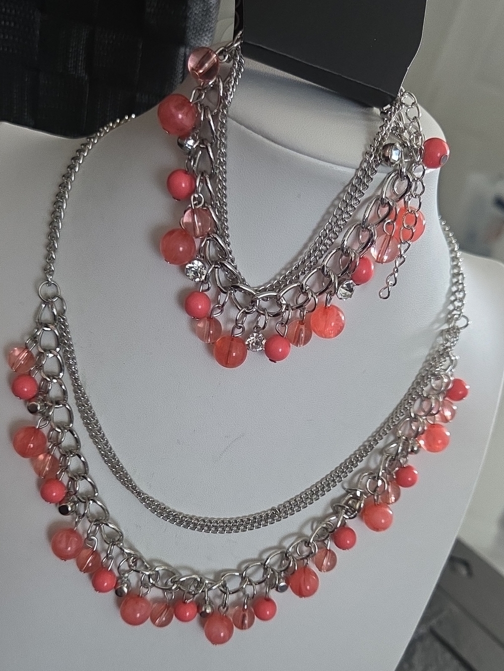 Paparazzi Wait And Sea Orange Necklace/Let Me Sea Bracelet NWT